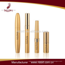 2016 best sell gold empty mascara tube, factory sell cosmetic set, unique design cosmetic packaging